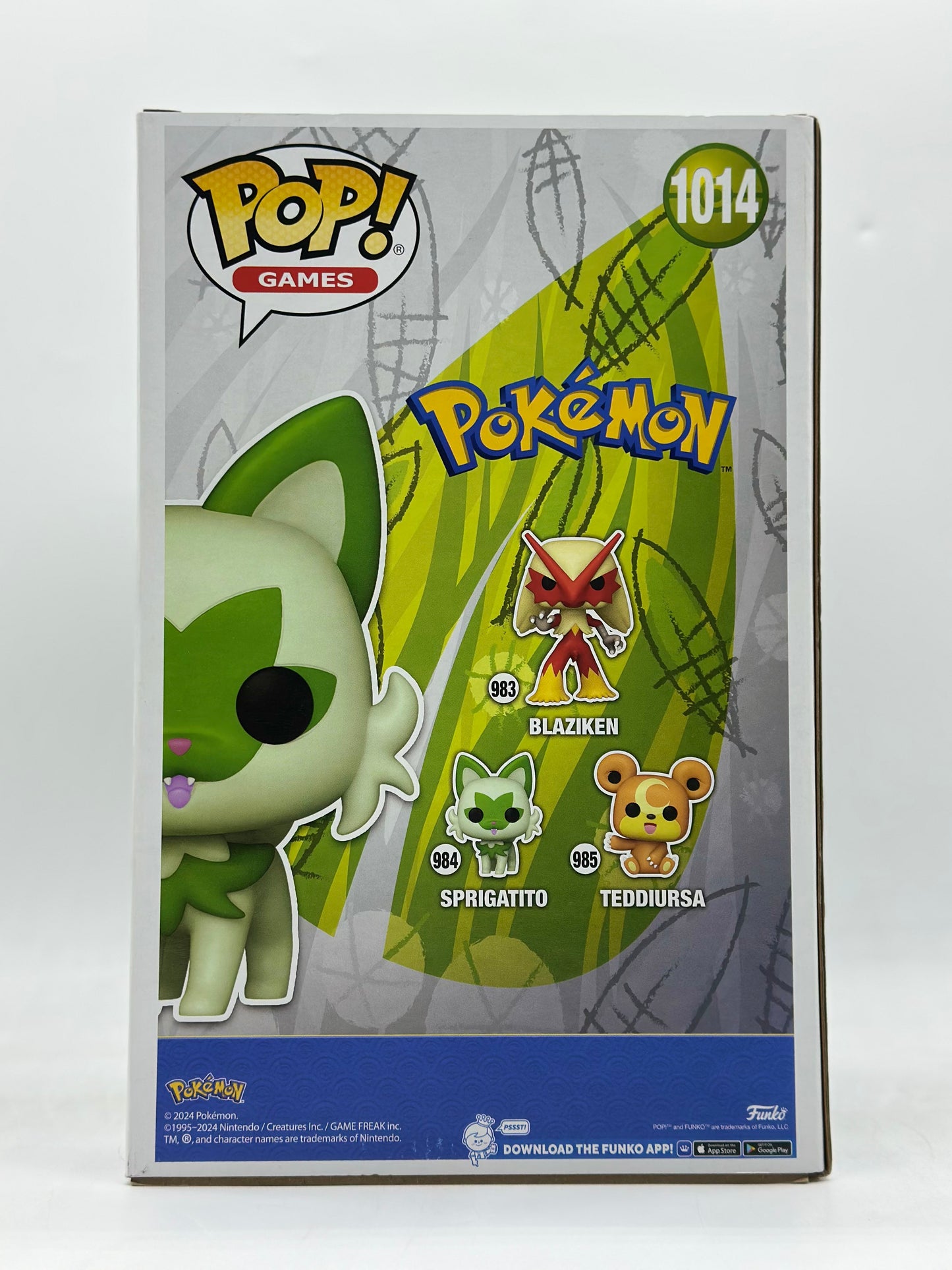 Pop! Games Pokemon 1014 Sprigatito 10’Inch Only At Target