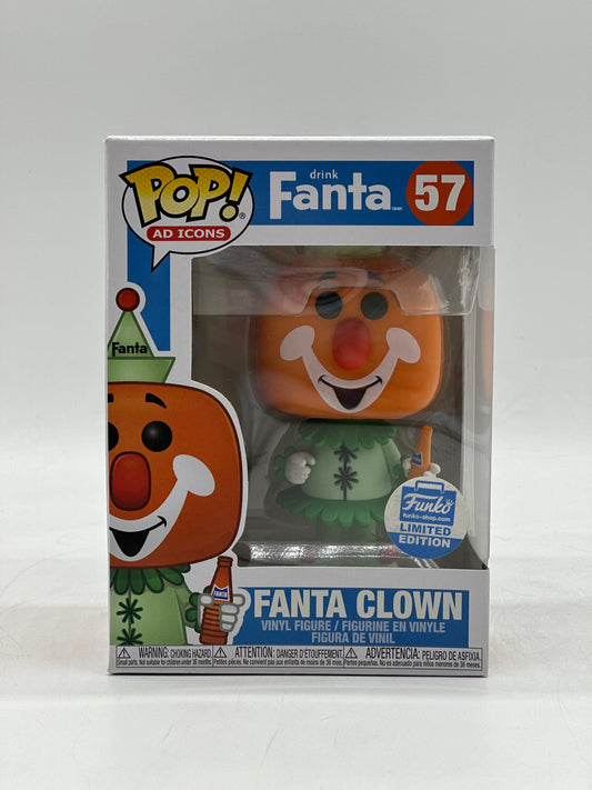 Pop! Ad Icons Drink Fanta 57 Fanta Clown Funko Limited Edition