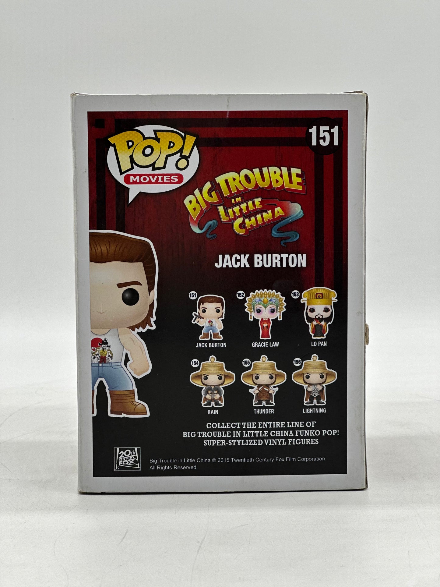 Pop! Movies Big Trouble In Little China 151 Jack Burton