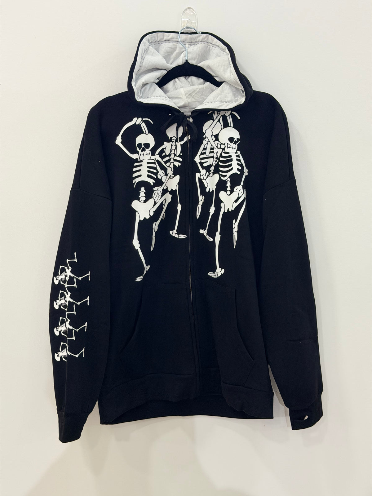 Disney Silly Symphony The Skeleton Dance Hoodie Small