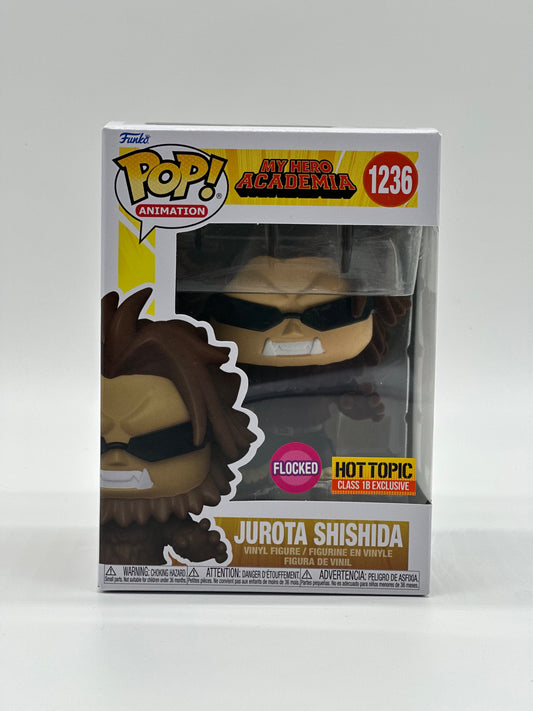 Pop! Animation My Hero Academia 1236 Jurota Shishida Flocked HotTopic Exclusive Class 1B Exclusive