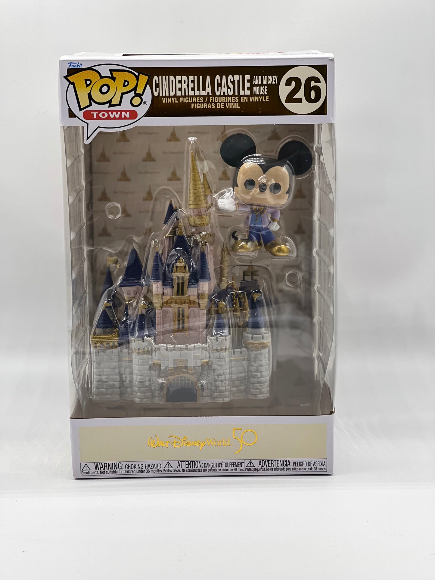 Pop! Town Walt Disney World. 50 26 Cinderella Castle And Mickey Mouse 10’Inch
