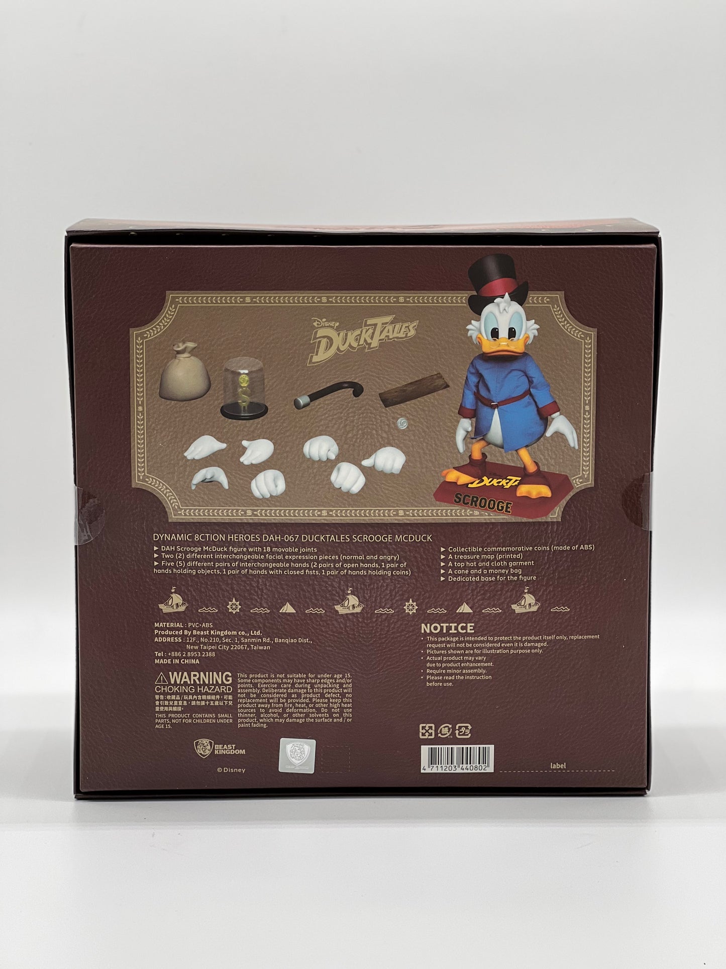 Disney DuckTales DAH - 067 Ducktales Scrooge MCDuck 1/9TH Scale Action Figure