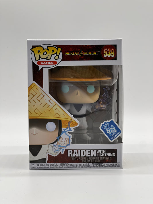 Pop! Games Mortal Kombat 539 Raiden With Lightning Funko Club GameStop Exclusive