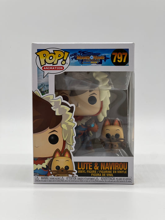 Pop! Animation Monster Hunter Stories Ride On 797 Lute & Navirou