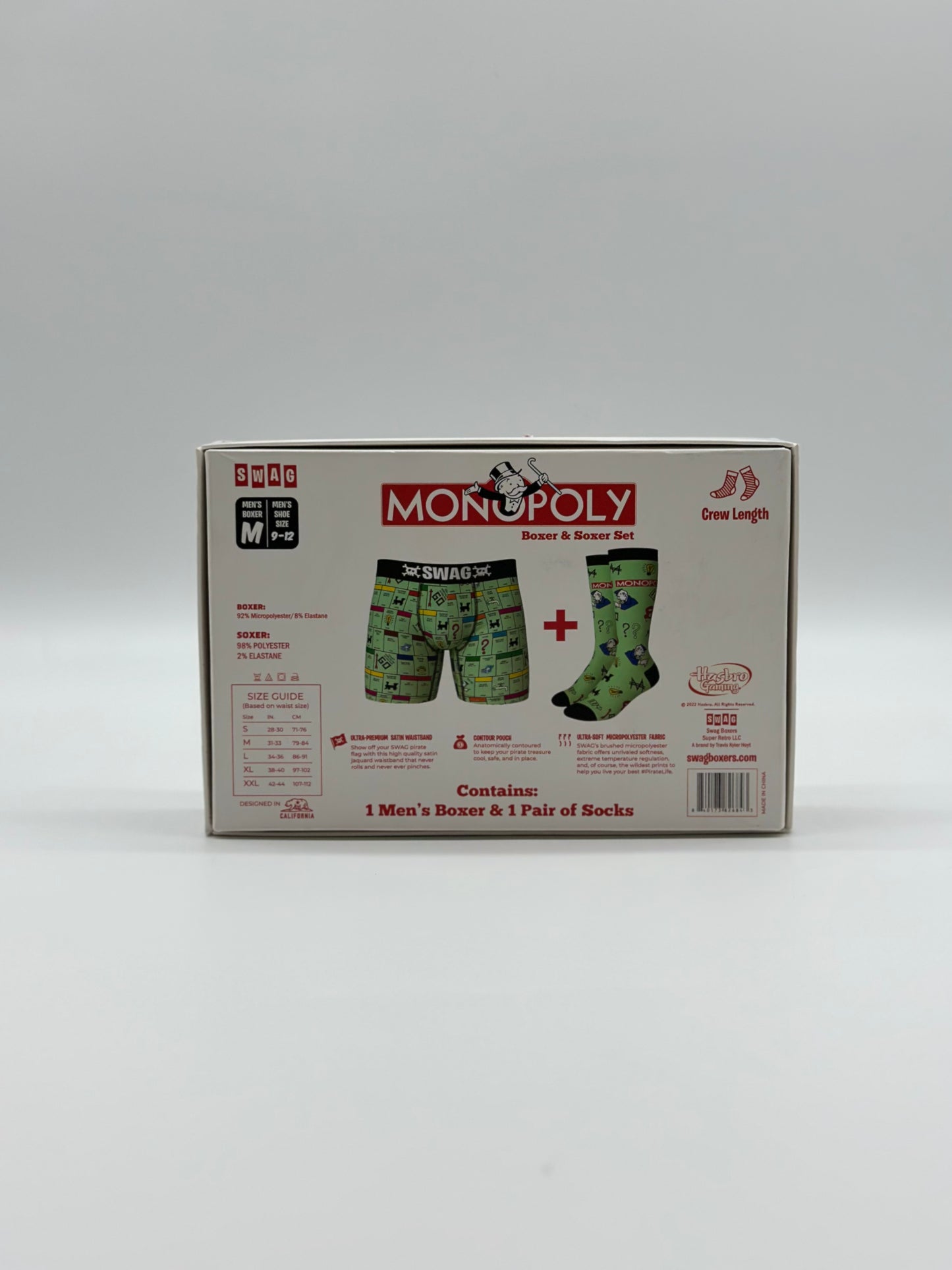 Boxer & Soxer Set Monopoly Size M