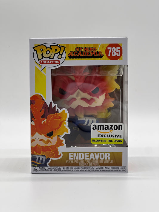 Pop! Animation My Hero Academia 785 Endeavor Glows In The Dark Amazon Exclusive