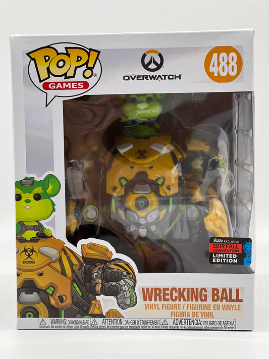 Pop! Games Overwatch 488 Wrecking Ball 2019 Fall Convention Limited Edition Exclusive 8’Inch