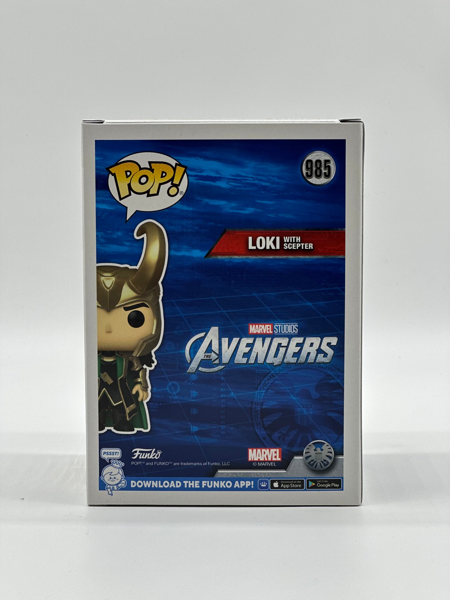 Pop! Marvel Studios Avengers 985 Loki With Scepter Glows In The Dark Entertainment Earth Exclusive Limited Edition