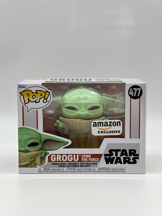 Pop! Star Wars 477 Grogu Using The Force Amazon Exclusive