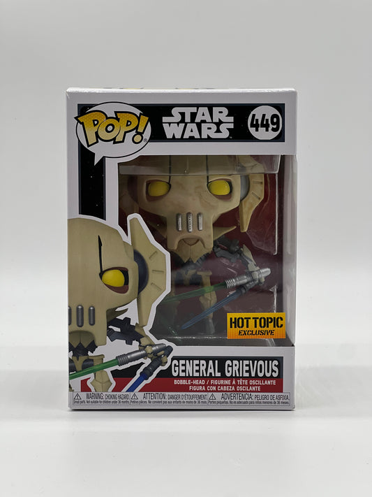 Pop! Star Wars 449 General Grievous HotTopic Exclusive l