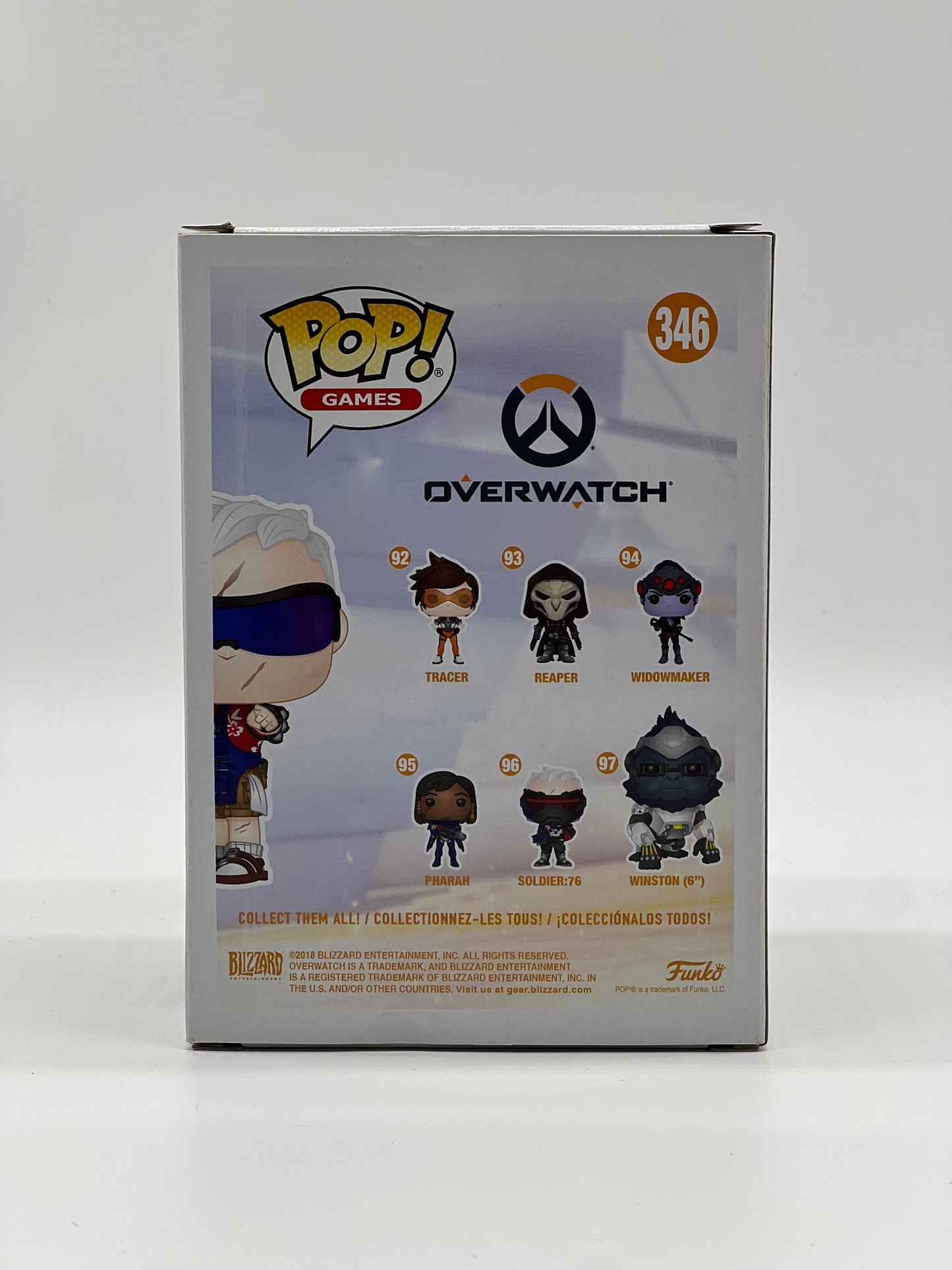 Pop! Games Overwatch 346 Soldier:76 2018 Summer Convention Limited Edition