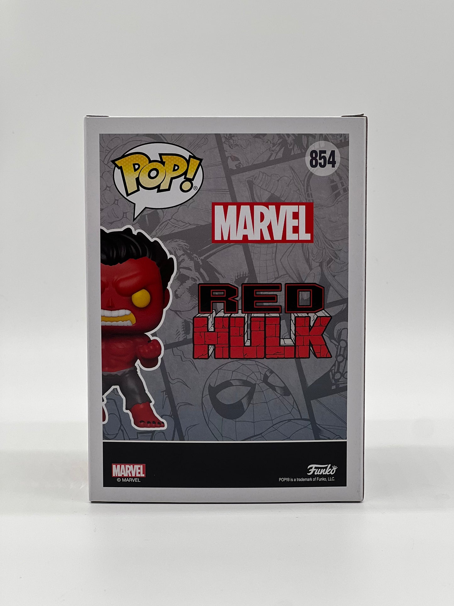 Pop! Marvel 854 Red Hulk HotTopic Exclusive