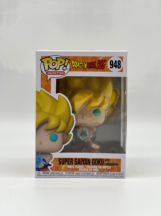 Pop! Animation Dragon Ball Z 948 Super Saiyan Goku With Kamehameha